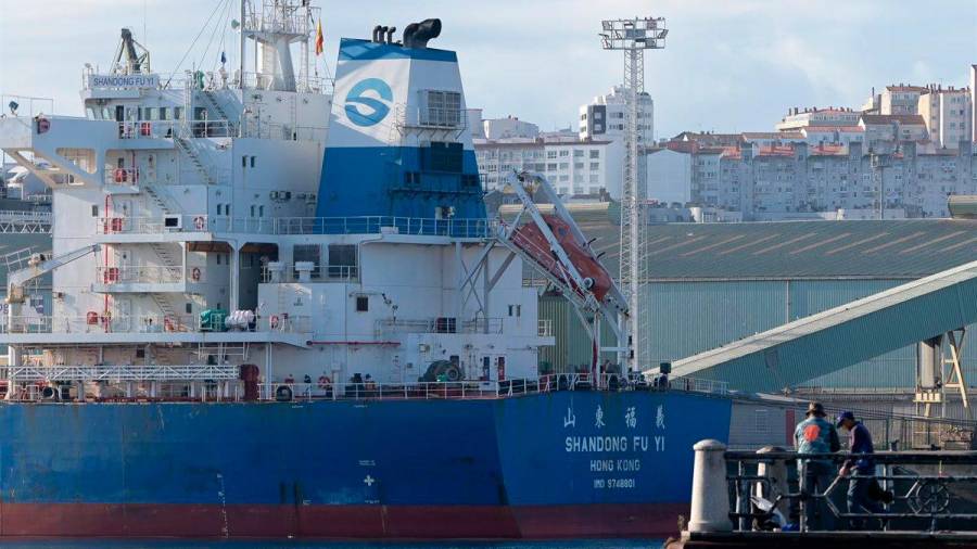 Incautados 878 kilogramos de cocaína en el muelle del Centenario del puerto de A Coruña