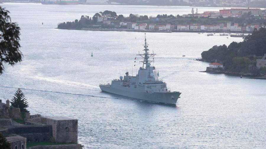 La fragata ‘Blas de Lezo’ zarpa desde Ferrol para integrarse en la agrupación permanente número 2 de la OTAN en el Mar Negro