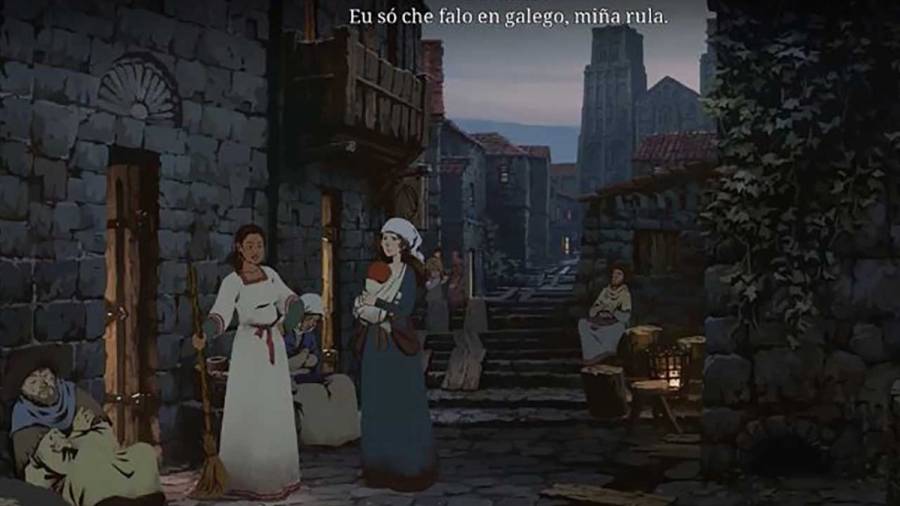 En Compostela falan galego nun videoxogo ambientado no século XII