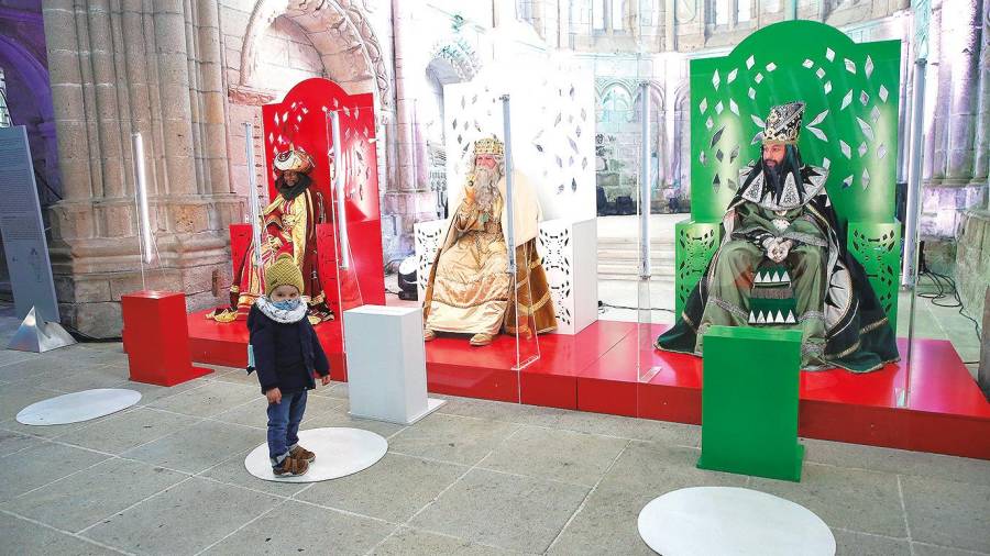 La recepción de los Reyes Magos será otro año más en San Domingos de Bonaval. Foto: A.H.