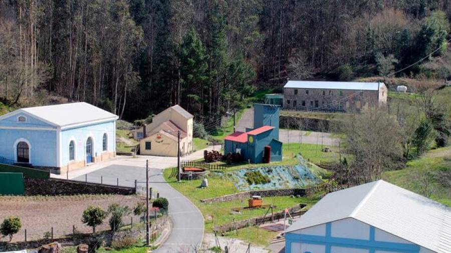 Vista xeral do complexo mineiro, un dos lugares máis visitados de Lousame. Foto: Concello de Lousame