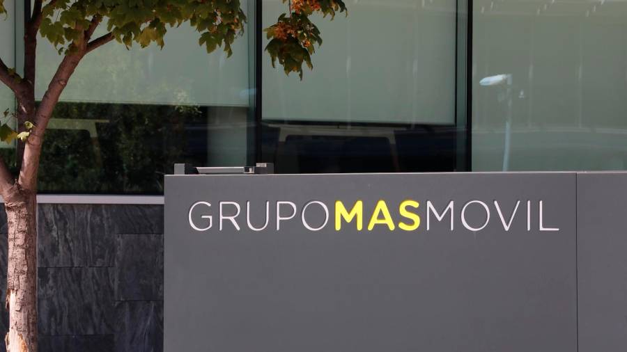 Fachada de la empresa Grupo Mas Movil ubicada en Madrid. Foto: Marta Fernández/E. Press