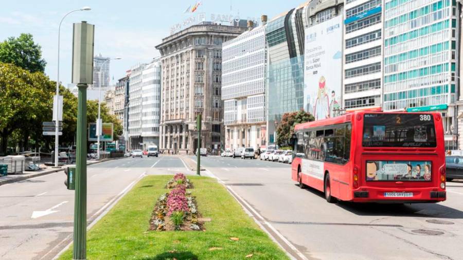 Aumenta la oferta de los autobuses de A Coruña