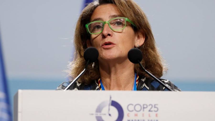 Ribera reclama más ambición climática para 2020