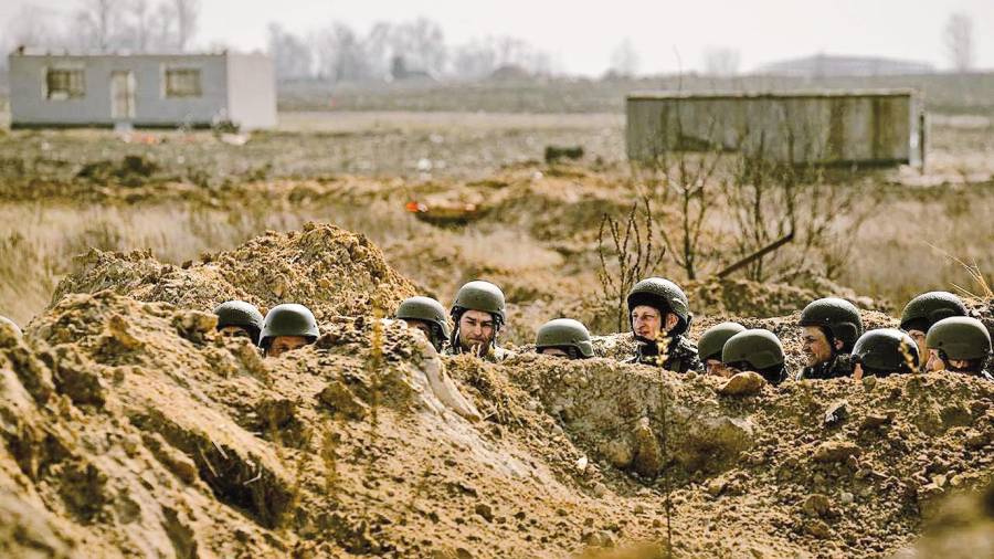 trinchera. Así viven cada día los soldados ucranianos. Foto: Gleb Garanich / Telegram Zelenski