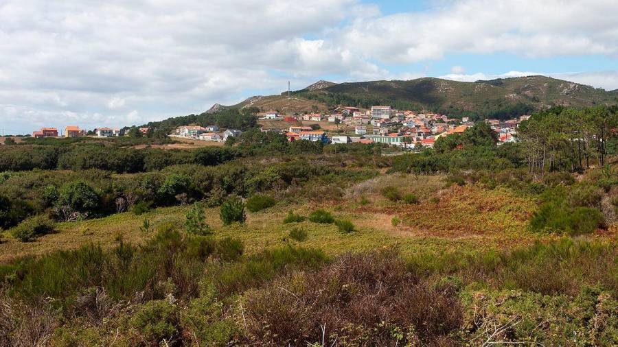 Vista de Lariño. Foto: Wikipedia