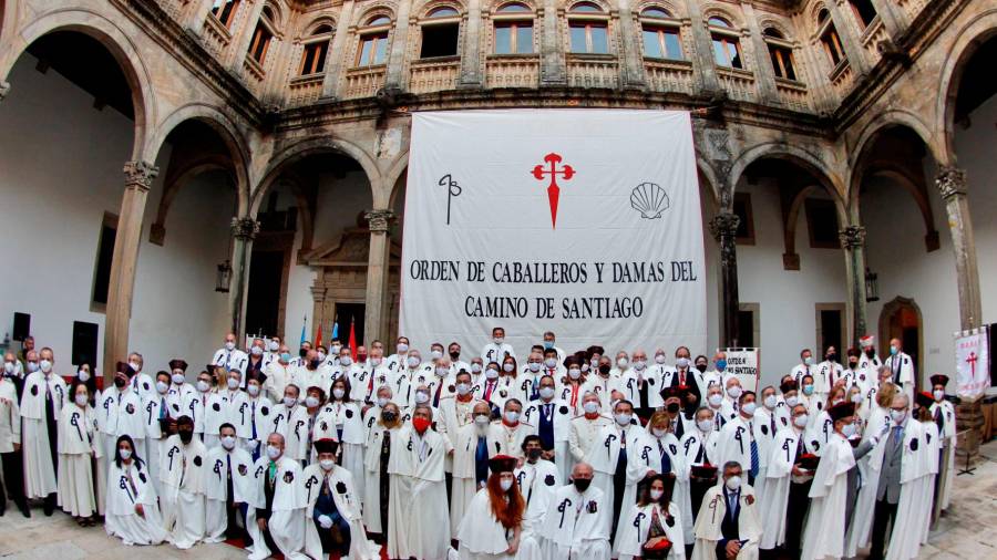 Último Capítulo General de la Orden del Camino de Santiago, celebrado el año pasado en el Hostal de los Reyes Católicos. Foto: Fernando Blanco