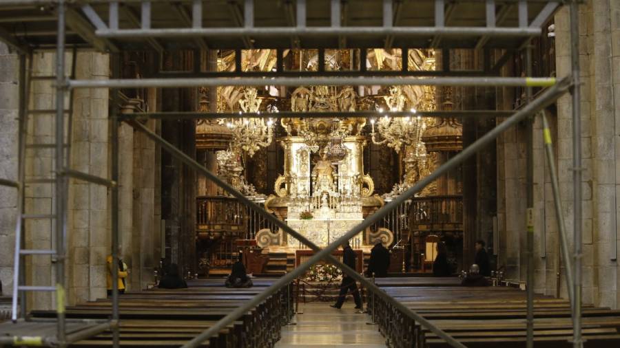 La Catedral de Santiago traslada sus misas a otras iglesias