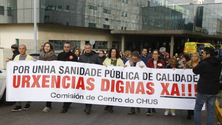 Desconvocada la huelga en Urgencias del CHUS 15 semanas después de su inicio