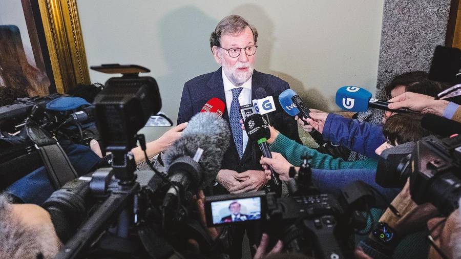 Expectación ante el regreso de Rajoy al Parlamento de Galicia