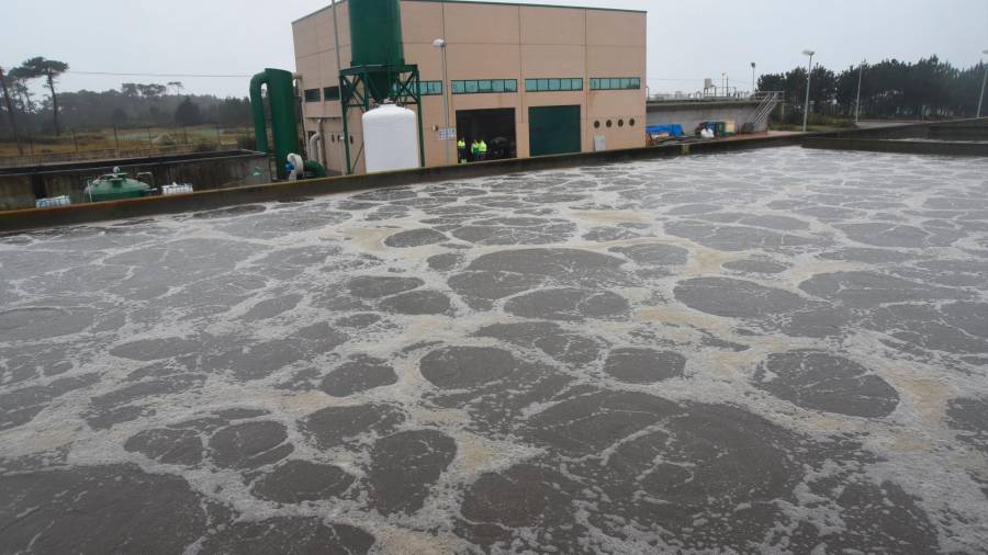 INSTALACIONES. Imagen de la planta depuradora de aguas residuales de Couso. Foto: C.R.