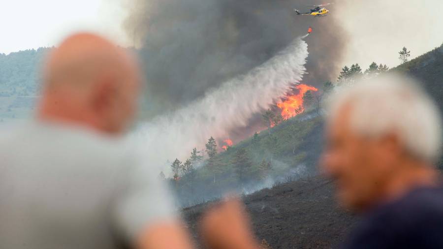 Galicia cobrará el coste de la extinción al culpable del incendio