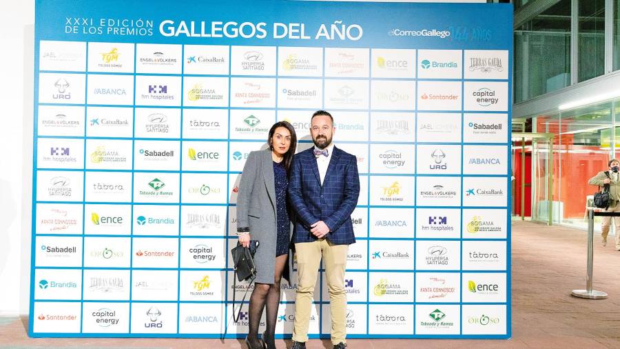 Xabier Monteagudo y Julia Cubelo, representantes en Galicia de la firma Capital Energy.