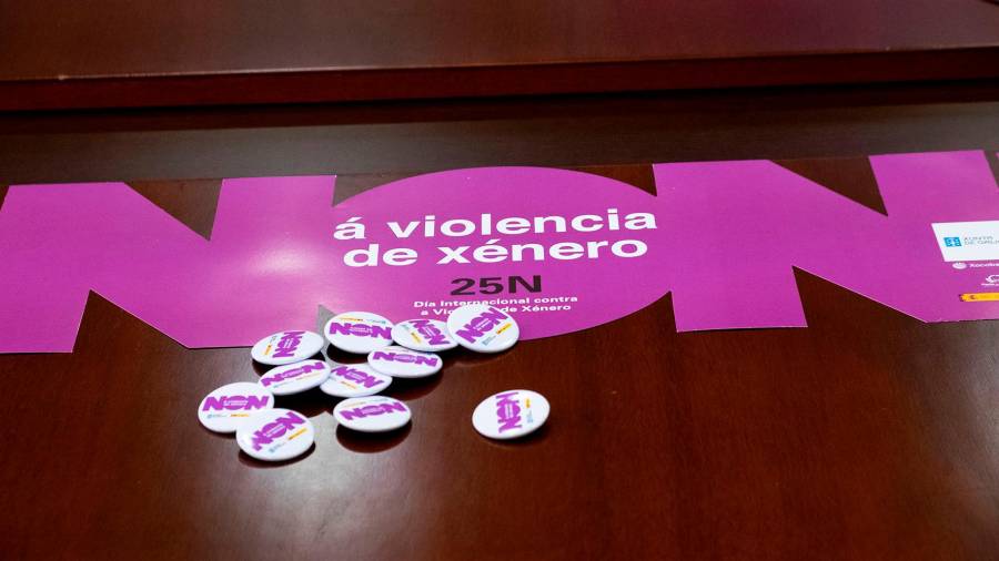 Campaña de la Xunta de cara al 25 de noviembre, Día Internacional para la eliminación de la violencia contra las mujeres. Foto: Xoán Crespo