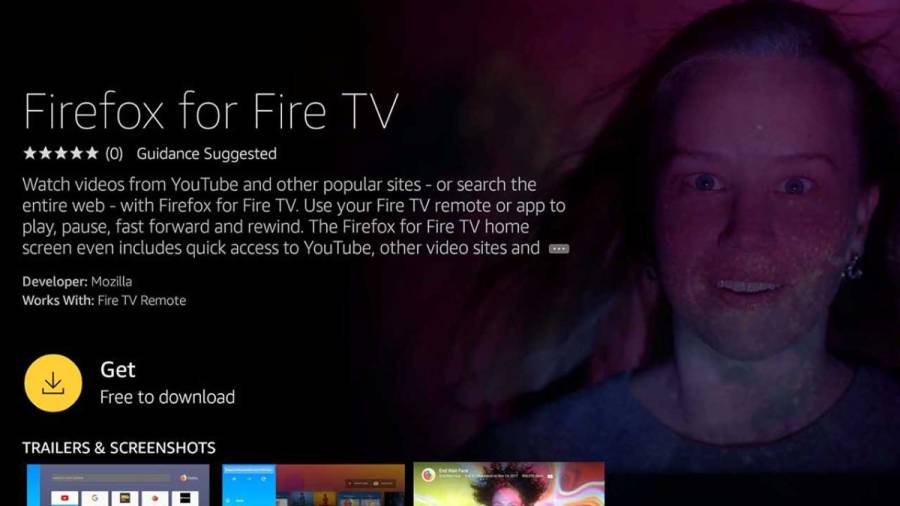 Firefox chega aos dispositivos Fire TV