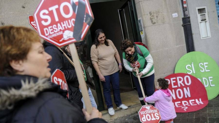 La huelga de Justicia reduce los desahucios un 55,7% en Galicia