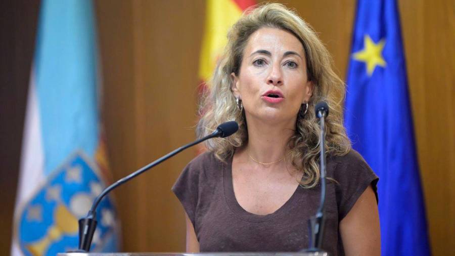 La ministra de Transportes, Raquel Sánchez, confirma que la ley de vivienda se llevará al próximo Consejo de Ministros. Foto: E.P.