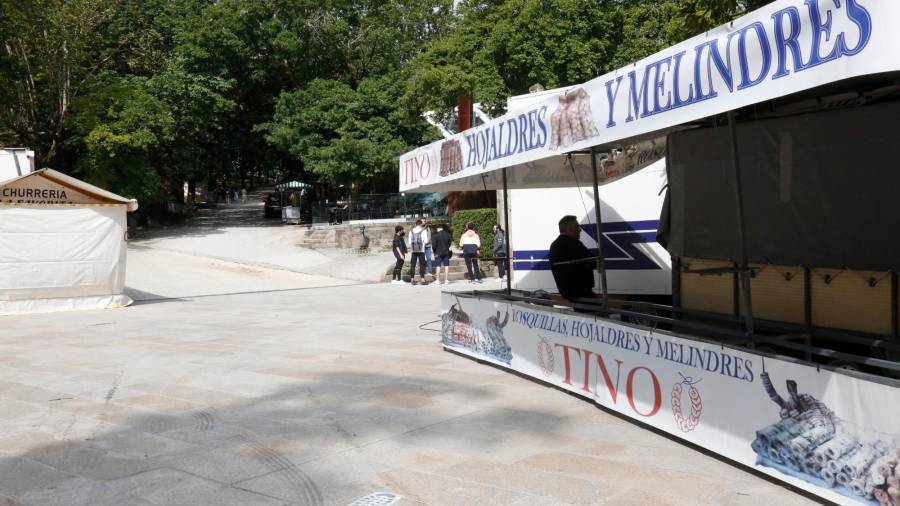 Santiago coge el ambiente de Ascensión: abren ya las atracciones en la Alameda