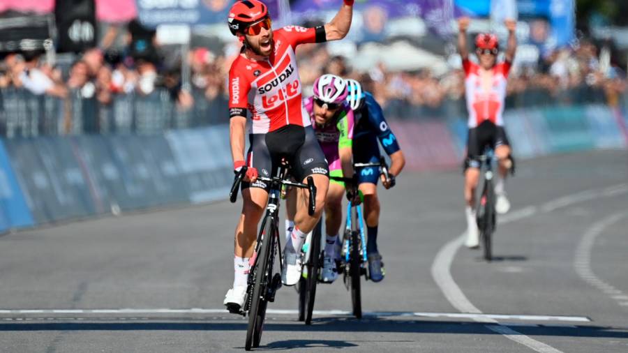 EL CICLISTA belga Thomas de Gendt se coronó en la octava etapa del Giro. Foto: M. Paolone