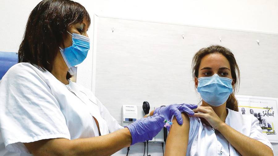Vacinación realizada na campaña contra a gripe na pasada temporada