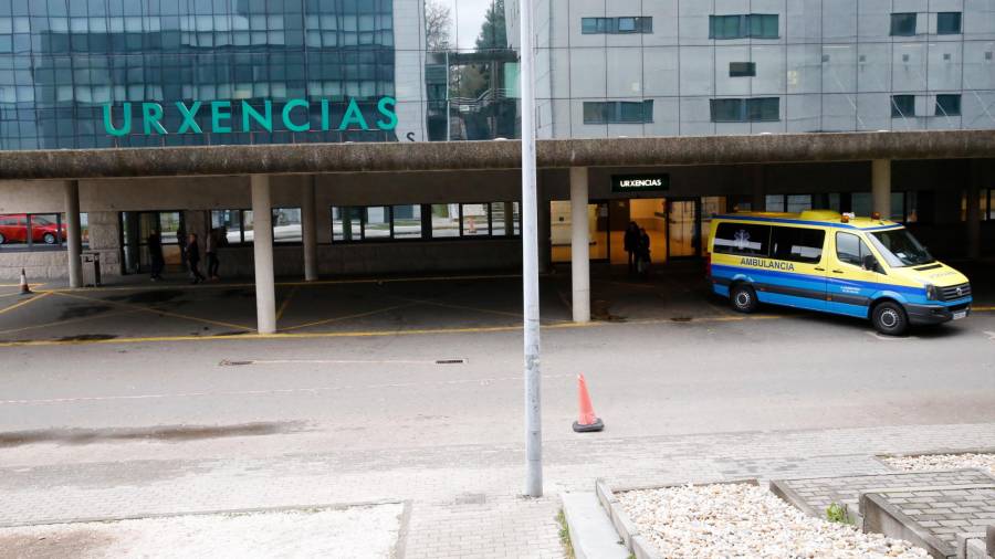 Servicio de Urgencias del Hospital Clínico de Santiago. Foto: F.B.