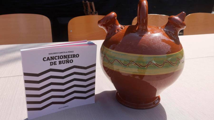 Dolores Cancela presentou o libro Cancioneiro de Buño. Foto: C.A.L.