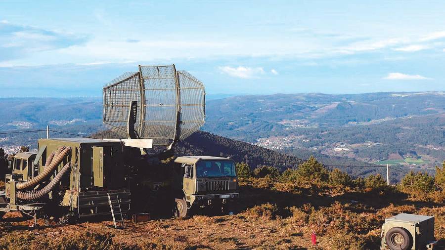 Un radar que se utilizó durante las maniobras militares. Foto: E.