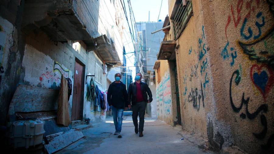 Durante un paseo por Gaza, en la que no había ni un alma.