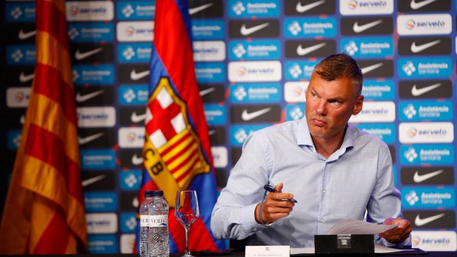 RELEVO Jasikevicius comandará el proyecto del Barça. Foto: A. Garcia/EFE 