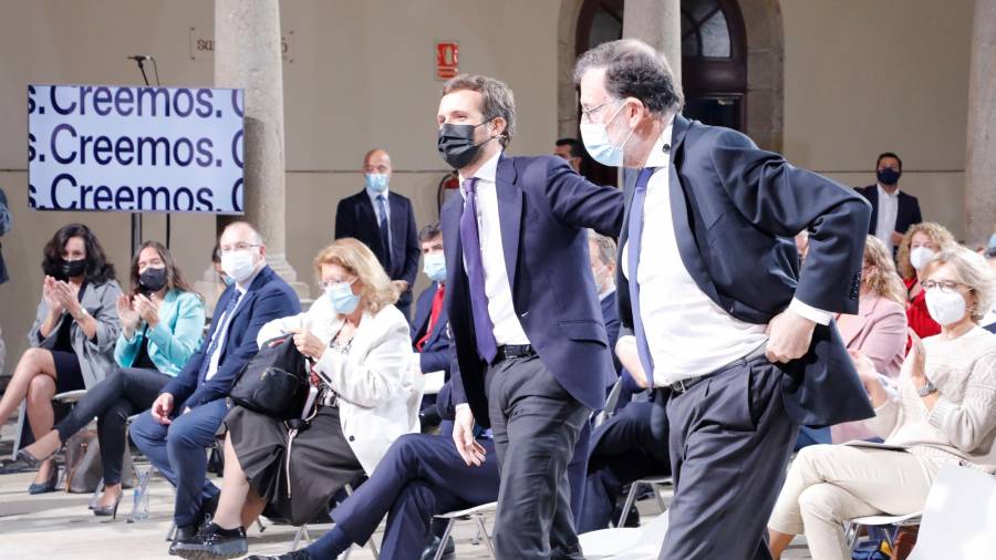 Arranque de la Convención Nacional del Partido Popular este lunes en Santiago de Compostela. Foto: Antonio Hernández
