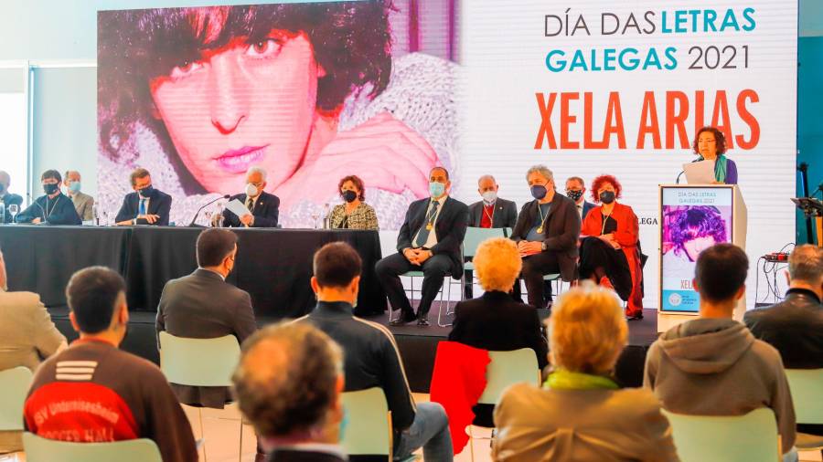 Sesión plenaria extraordinaria da Real Academia Galega polo Día das Letras Galegas 2021, dedicado a Xela Arias MARTA VÁZQUEZ 17/05/2021