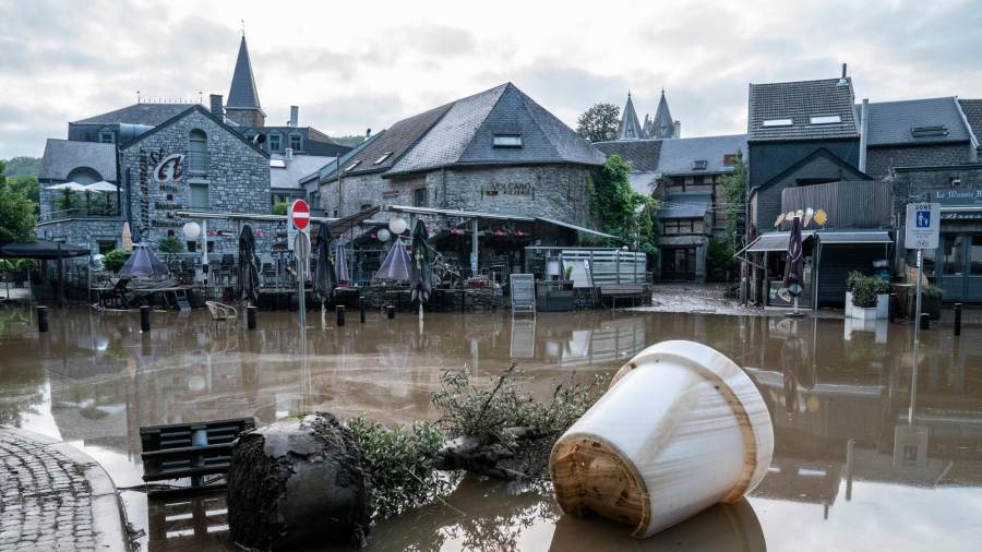 Belgica. Durbuy. Los destrozos por las inundaciones provocaron pérdidas de vidas y cuantiosas pérdidas / Foto: Anthony Dehez/BELGA/dpa 16/07/2021