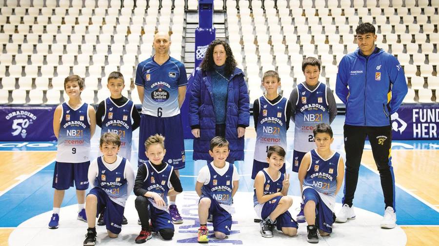 Qué grandes son los más pequeños en la familia del baloncesto del Obradoiro