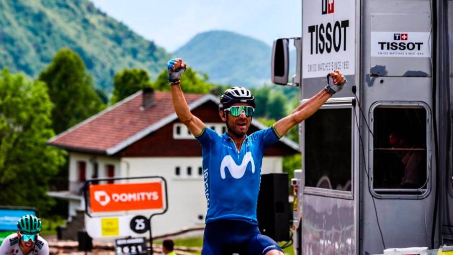 Golpe maestro de Valverde: gana a sus 41 años la etapa del Dauphiné