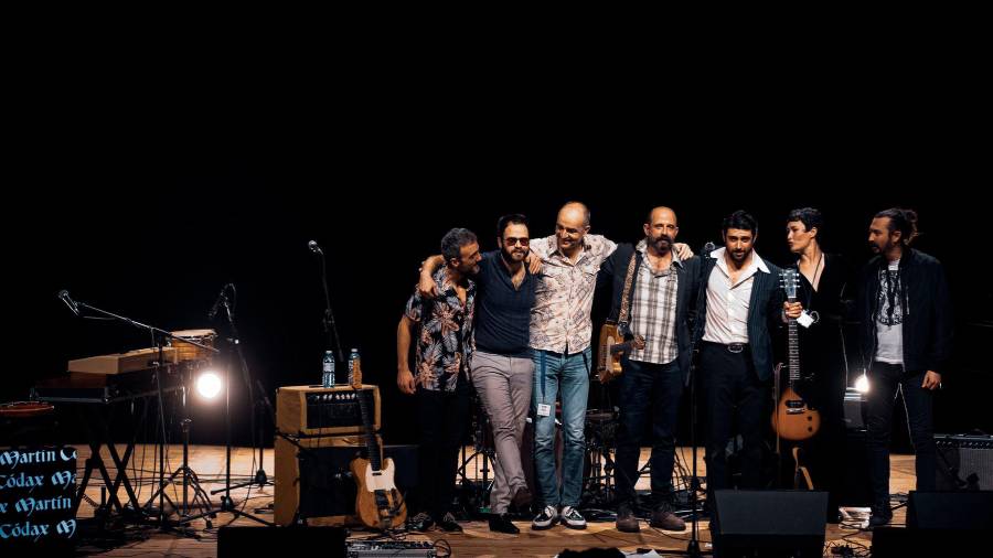 Imagen del concierto de Josele Santiago con David Krahe y The Limbos en el Auditorio de Galicia en el Outono Festival 2020 FOTO: www.ladiapo.com