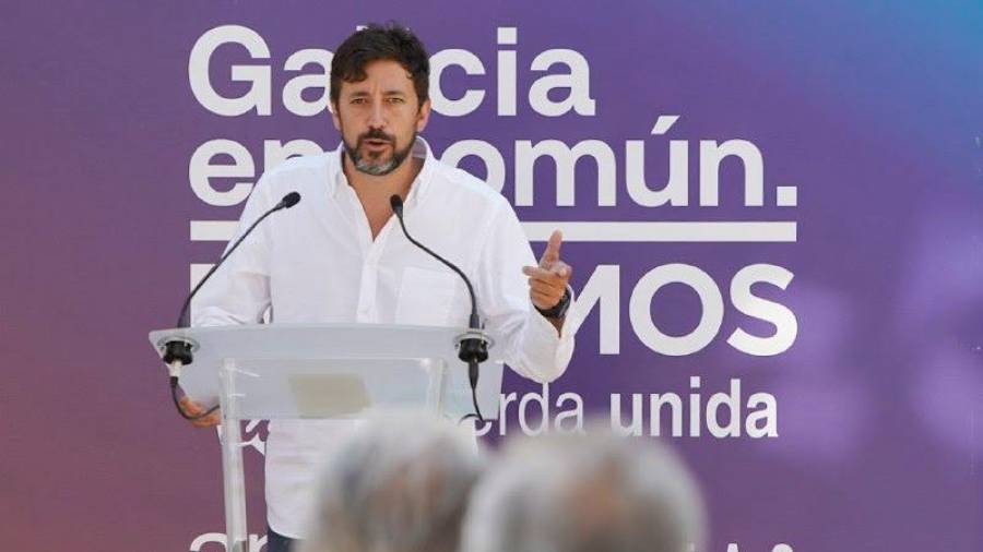 Antón Gómez-Reino, candidato de Galicia en Común.