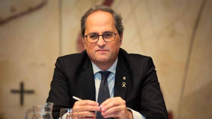 Torra indica al Estado que Cataluña hará “el déficit que haga falta”