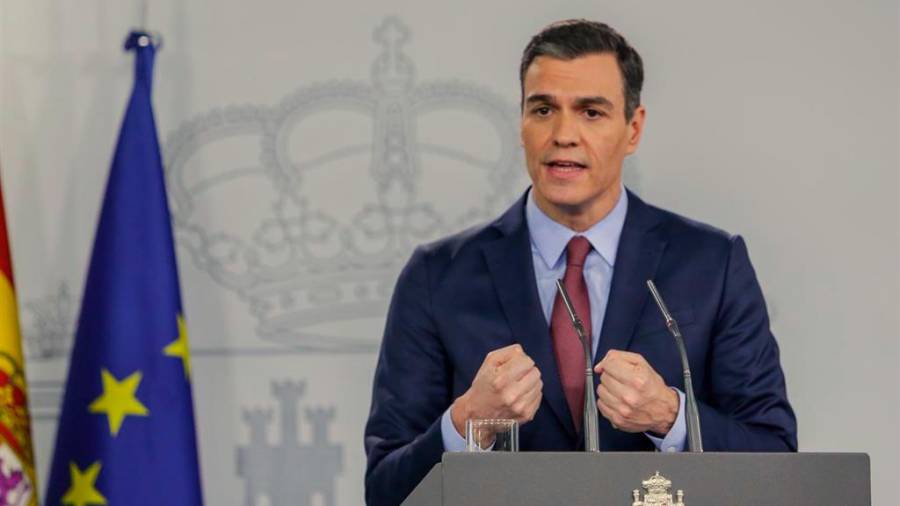 comparecencia. Comparecencia del presidente Sánchez tras el Consejo de Ministros del martes