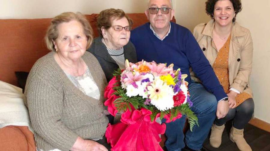 Visitación Fiusa entra no club de centenarias da Baña