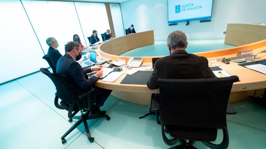 Imagen de la reunión del Consello de la Xunta