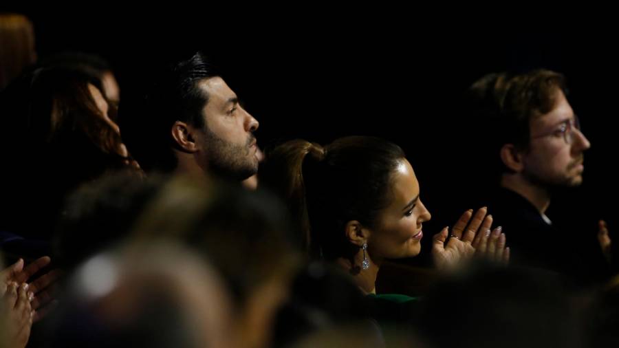 Paula Echevarría y Miguel Torres durante la gala de entrega de la 28 edición de los Premios José María Forqué. FOTO: Javier Ramírez