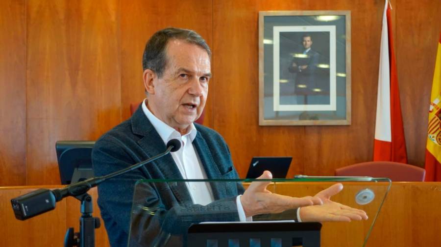Abel Caballero defendió ayer en Vigo la nueva propuesta de la ministra de Hacienda