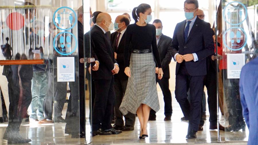 La reina Letizia inaugura en Santiago el curso de FP y profundiza en la innovación y la relación con la empresa