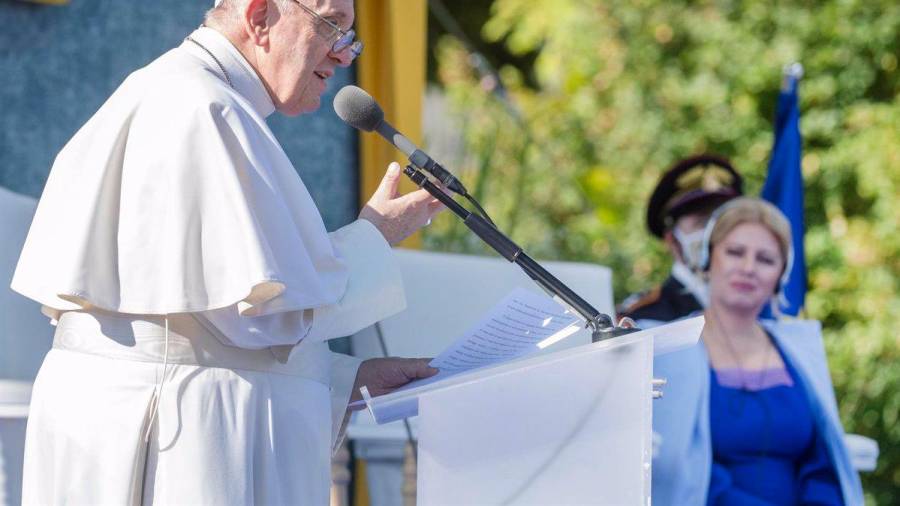 El papa recuerda el odio contra los judíos “en nombre de Dios”