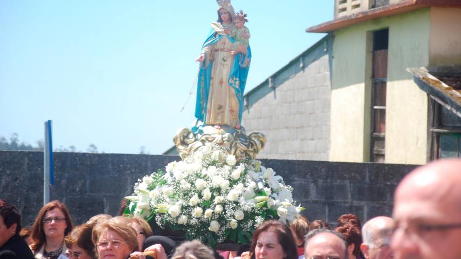 Imagen de la Virgen de los Milagros que se venera. Foto: Lema