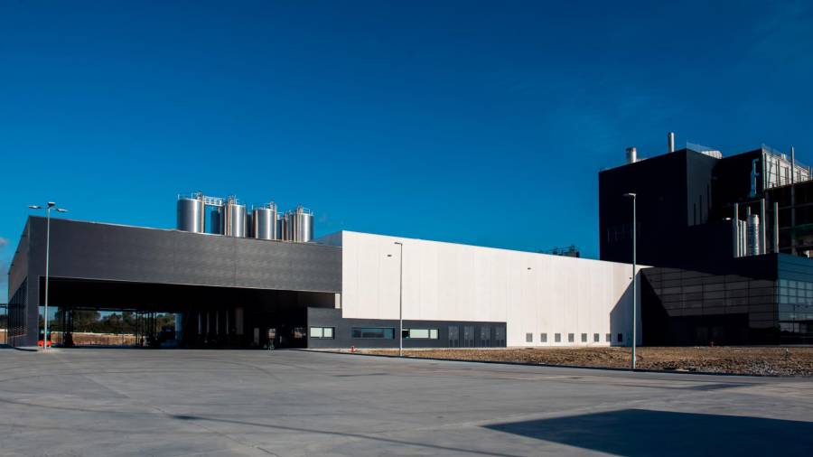 Aspecto del exterior de las instalaciones que convierten a la fábrica en una de als más modernas de la UE. Foto: EDF Fenice