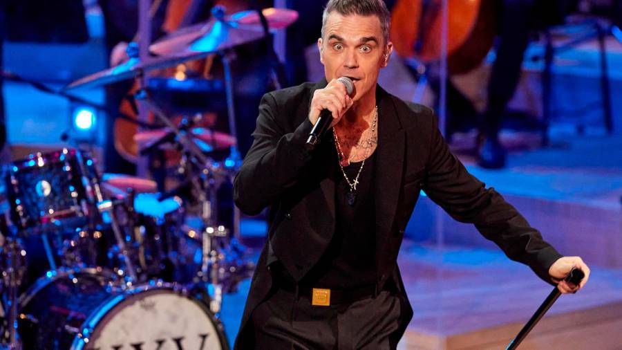 Robbie Williams en concierto. FOTO: Georg Wendt