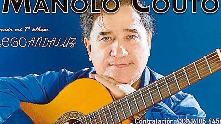 Manolo Couto actuará o 11 de maio en Santa Comba co seu novo disco