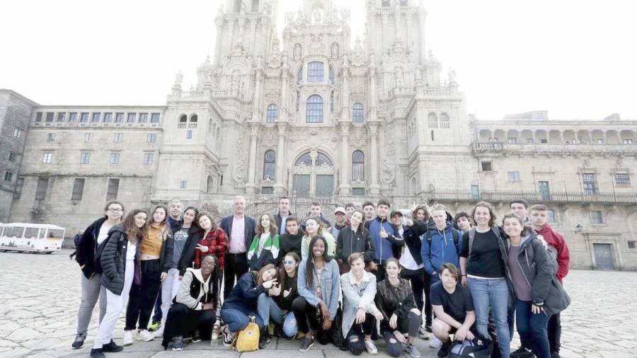Alumnos de galego do Instituto Cañada Blanch de Londres completan a súa 'Viaxe da lingua'