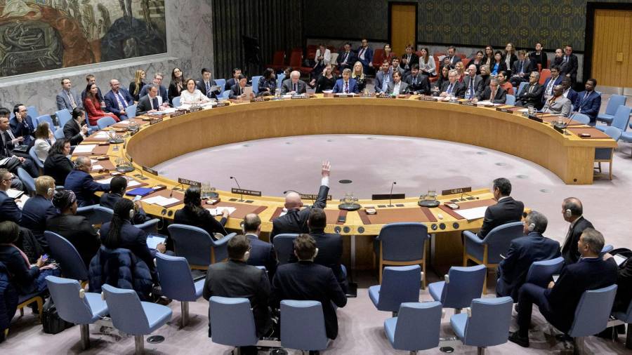 Reunión del Consejo de Seguridad de la ONU. FOTO: Manuel Elias